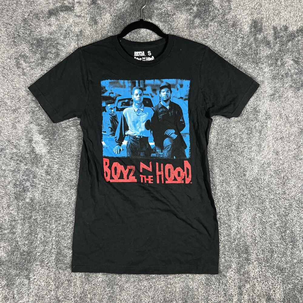 Boyz N The Hood Shirt Mens S Black Movie Graphic Crew Neck Ripple Junction